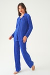 Saks Pliseli Pantolon Takım 2525