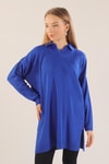 Saks Polo Yaka Fitilli Kazak 23214