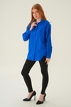 Saks Relaxed Fit Rahat Kesim Basic Gömlek - 6621A
