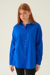 Saks Relaxed Fit Rahat Kesim Basic Gömlek - 6621A