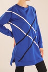 Saks Şerit Detay Sweat 2649