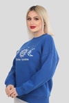 Saks Sun Moon Baskı Sweat 9016M