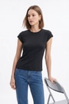 Siyah 511 Bisiklet Yaka Slim Fit Tişört
