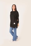Siyah Arma Detaylı Sweat 1418