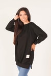 Siyah Arma Detaylı Sweat 1418