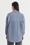 Siyah Ayıcık Nakışlı Oversize Gömlek 4689A