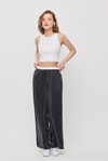 Siyah Bel Lastikli Pantolon 4328A