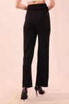 Siyah Bel Lastikli Pantolon 6855A