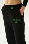 Siyah Celtics Nakış Detay Eşofman 2859