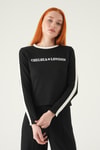 Siyah Chelsea London Baskılı Badi 8341A
