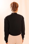 Siyah Çift Cepli Çıtçıtlı Kısa Sweat 1785
