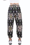 Siyah Desenli Pijama 3026A