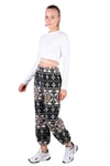 Siyah Desenli Pijama 3026A