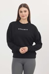 Siyah Dreamer Nakış Detay Oysho Sweat 4004