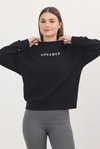 Siyah Dreamer Nakış Detay Oysho Sweat 4004