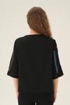 Siyah Etnik Desen Bluz 4100