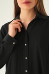 Siyah Gömlek Pantolon Takım 6666A