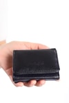 Siyah Klasik Mini Cüzdan 026