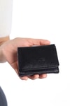 Siyah Klasik Mini Cüzdan 026
