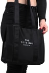 Siyah Kumaş Tote Çanta 9219
