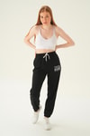 Siyah Lastik Detay Oysho Eşofman 4048A