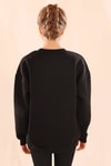 Siyah Leopar Detay Sweat 3569