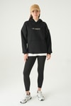 Siyah Los Angeles Baskılı Sweat 1042
