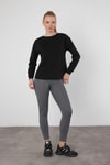 Siyah Oval Kesim Oysho Sweat 3007