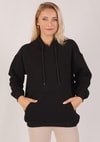 Siyah Oversize Bağcıklı Sweat 8135M