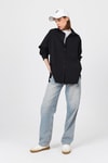 Siyah Oversize Basic Uzun Gömlek 4664A