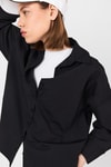Siyah Oversize Basic Uzun Gömlek 4664A