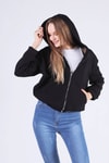 Siyah Oversize Fermuarlı Sweat 8125M