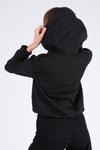 Siyah Oversize Fermuarlı Sweat 8126M