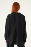 Siyah Oversize Gömlek 2893