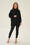 Siyah Oversize Gömlek 6931A