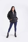Siyah Oversize Mont 2154