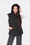 Siyah Oversize Yelek 0015-1