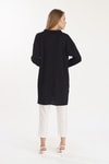 Siyah Polo Yaka Tunik 5410