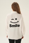 Siyah Smile Baskı Gömlek 71440
