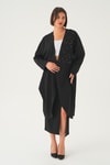 Siyah Taş Detay Uzun Kimono 4107A