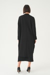 Siyah Taş Detay Uzun Kimono 4107A