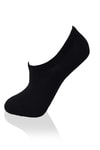 Siyah Yuvarlak Lastik 3'lü Sneaker Çorap 1108