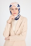 Somon Yaprak Desen Eşarp 3004