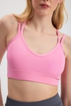Sporcu Büstiyeri-Arka Çapraz Büstiyer 3005 Pembe -rulem