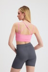 Sporcu Büstiyeri-Arka Çapraz Büstiyer 3005 Pembe -rulem