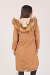 Taba İçi Kürklü Mont 30075