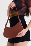 Taba Oval Baget Çanta 3001