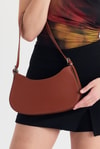Taba Oval Baget Çanta 3001