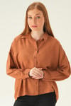 Taba Oversize Gömlek 6557-1