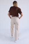 Taş Bel Detay Paraşüt Pantolon 5026